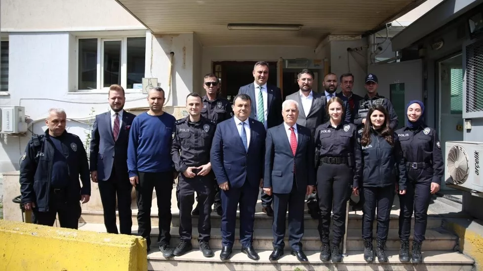 Mustafa Bozbey - Merinos Polis Karakolu Ziyareti